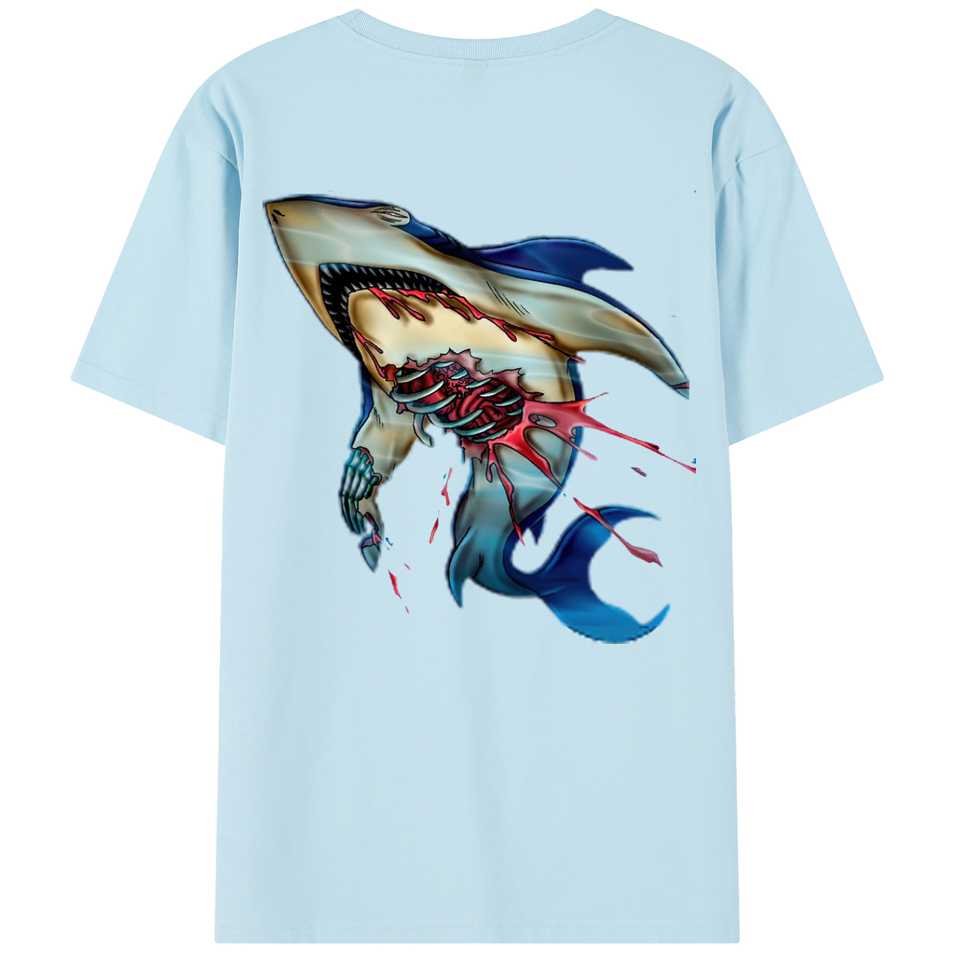 （画像用） 遊☆戯☆王 Yu-Gi-Oh! 綿100％半袖Tシャツ（背面プリント）